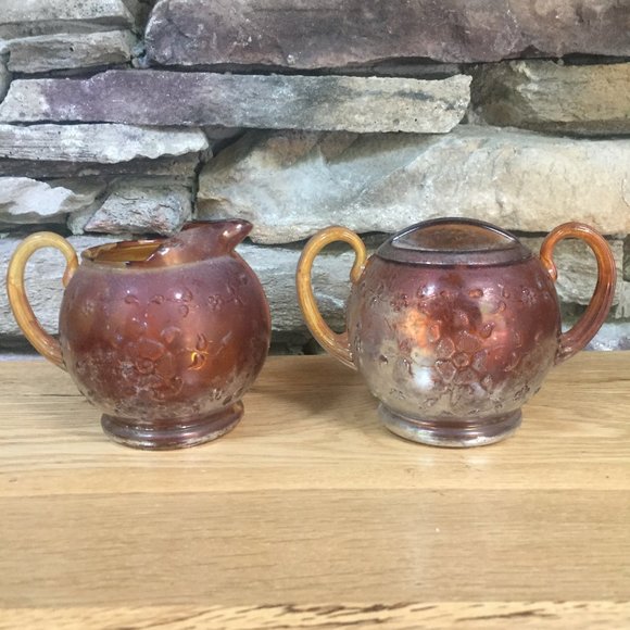 VTG Creamer Sugar MCM United Steri-lite Plastic Mid-Century - Picture 1 of 10